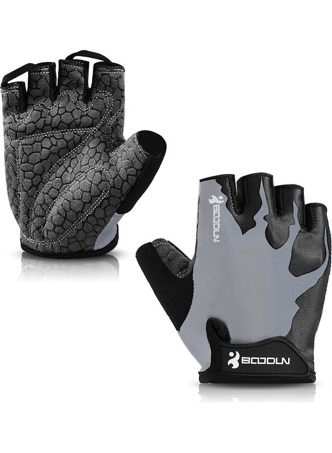BOODUN Anti-Skid Cycling Half Finger Glove - Image 1