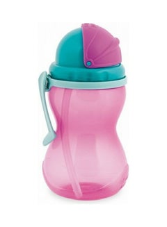 Canpol babies Sport Cup with Silicon Flip-top Straw 370ml pink - v1627890763/N49679699A_1