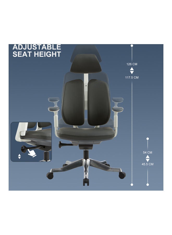 Daqian Multifunctional Chair with Comfortable Seat Grey - Image 4