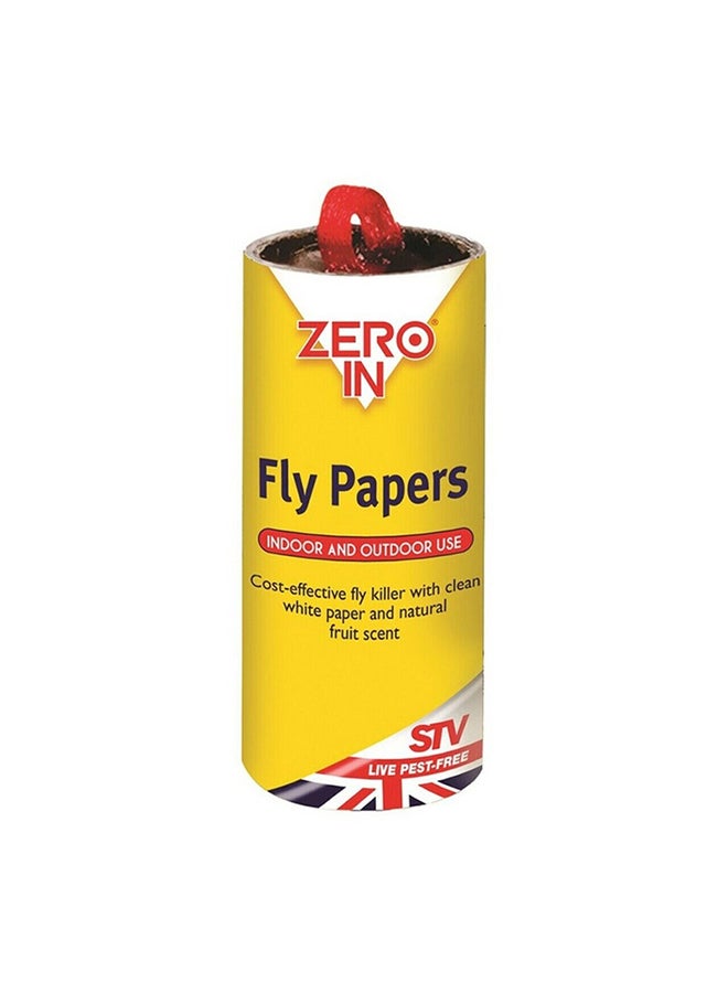 STV Pack Of 8 Fly Papers 9cm - Image 2