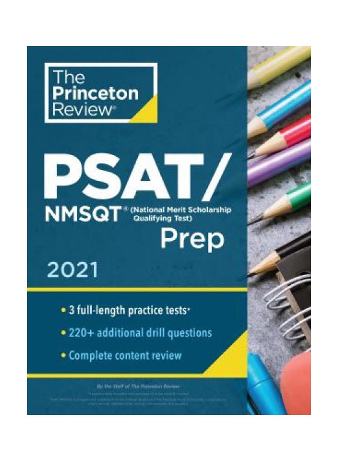 مراجعة برينستون لاختبار PSAT/NMSQT، 2021: 3 اختبارات تدريبية + مراجعة وتقنيات + أدوات عبر الإنترنت