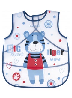 Canpol babies Soft Waterproof Apron PUPPETS blue