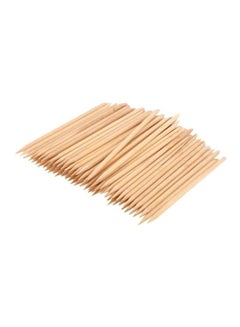 Hotpack 100-Piece Bamboo Skewer Set Beige 8inch  - Image 2