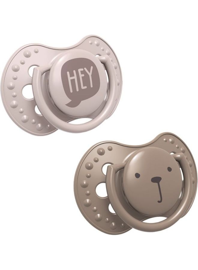 لوفي لهاية سيليكون ديناميكية من 6 إلى 18 شهر 2 قطعة هاي جيرل - Image 2