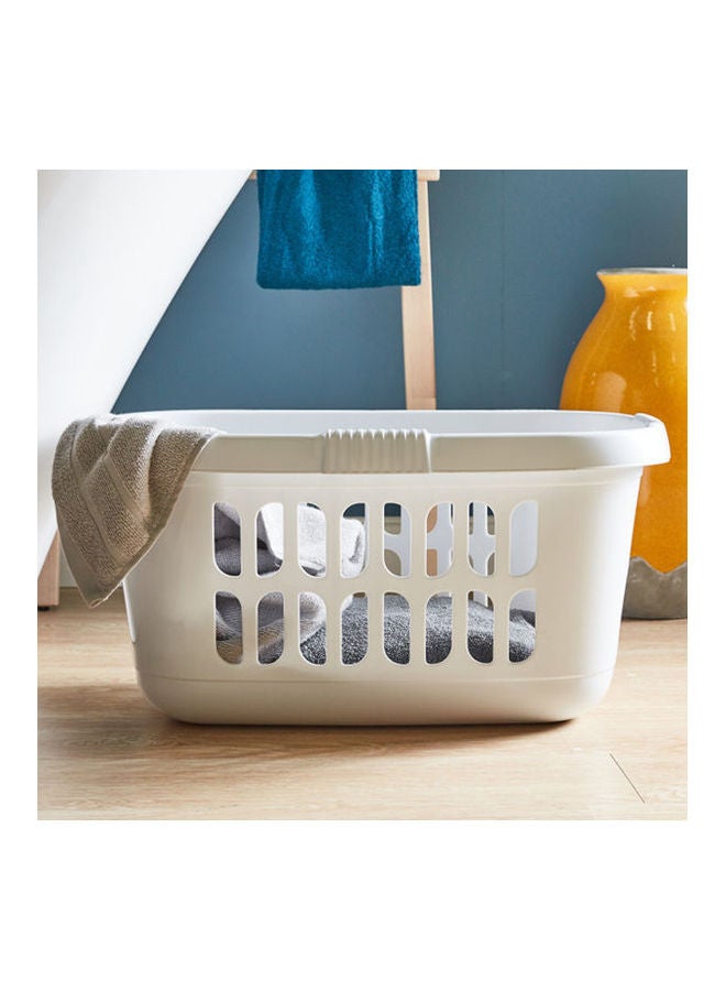 Casa Laundry Basket White 39X60X30.5cm - v1627893166/N49681766A_1