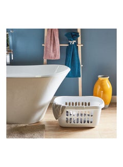 Home Center Casa Laundry Basket White 39X60X30.5cm  - Image 2