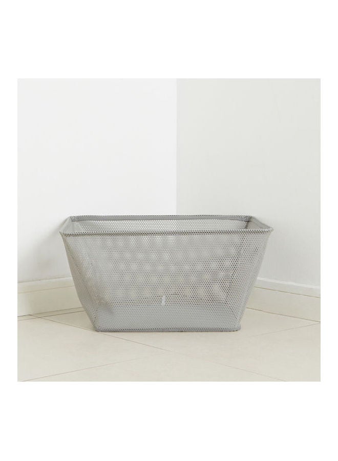 Home Center Mesh Large Laundry Basket Grey 31.9X45.9X58cm - Image 1