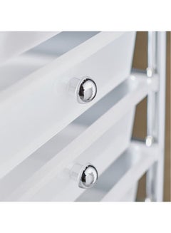 Home Center Conil 6-Drawer Storage Cart White-Silver 75X32X36cm 