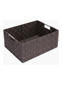 Home Center Locker Storage Basket With Empty Handles Brown 29X16.5X36.8cm  - Image 1