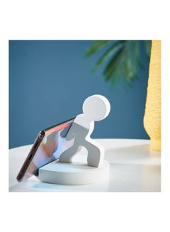 Home Center Dion Cell Phone Stand 10X10.3X10 Cm White  - Image 1