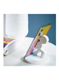 Home Center Dion Cell Phone Stand 10X10.3X10 Cm White  - Image 2