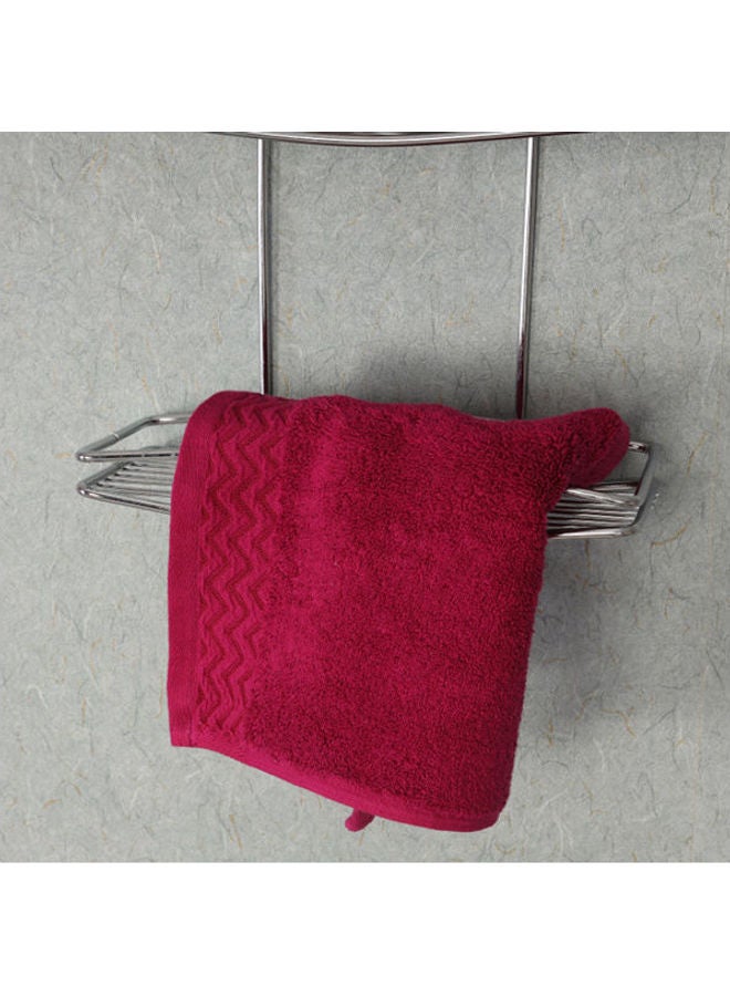 Home Center Jacquard Hand Towel Red 33X33 - Image 1
