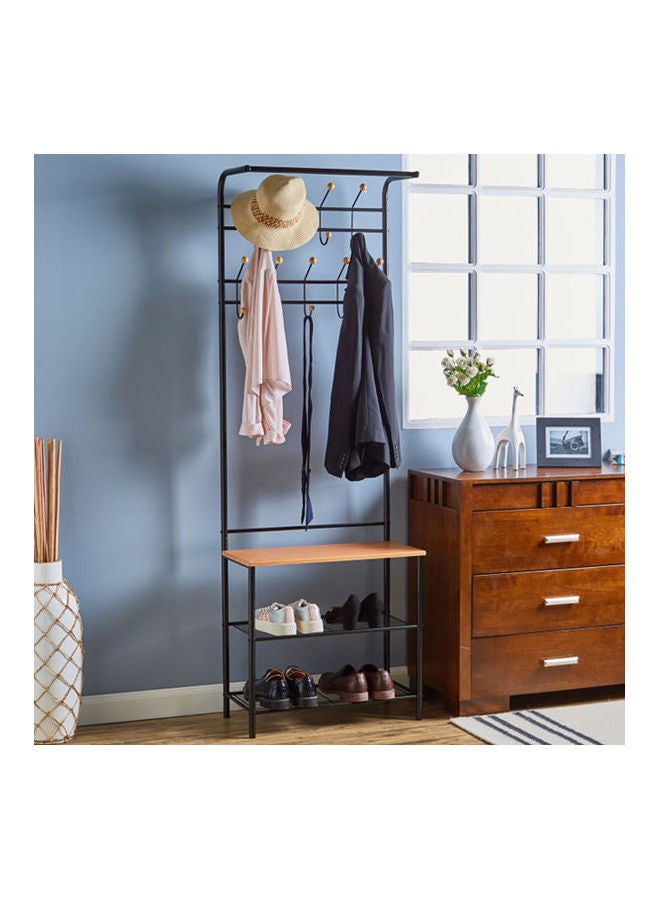 Home Center Magnum Doroy Shoe Rack Tall Rack Black 190X30X64cm - Image 1