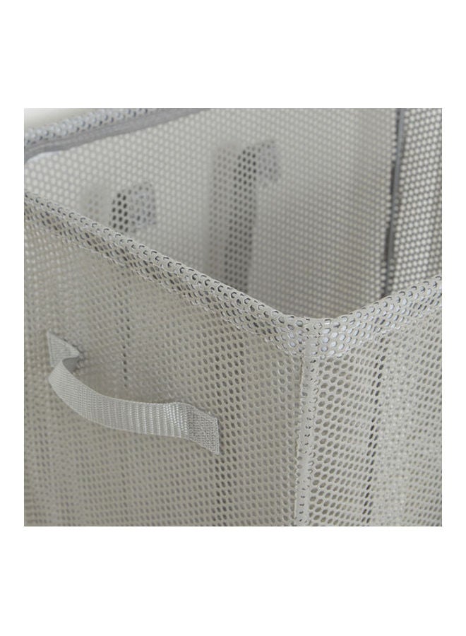 Home Center Mesh Flex Laundry Basket Grey 57X45X33cm - Image 2