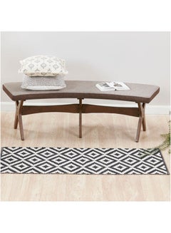 Home Center Handwoven Dora Rug Black 60X150cm  - Image 1