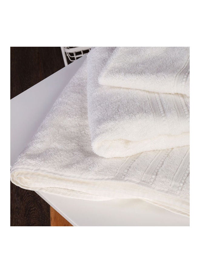 Home Center Cotton Bath Towel White 70X140cm - Image 1