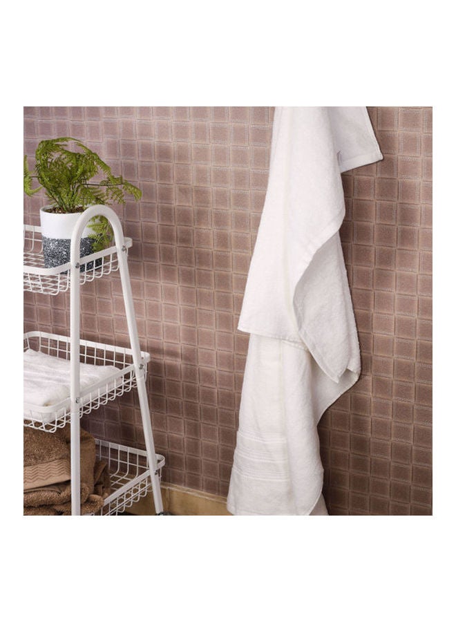 Home Center Cotton Bath Towel White 70X140cm - Image 2