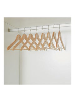 Home Center Lotus Hanger - Set Of 8 Wooden 1.2X23X44.5cm  - Image 1