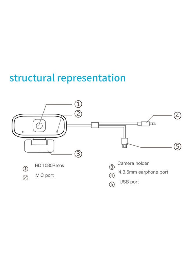 Generic 720P Webcam USB Mini Computer Camera  - Image 2