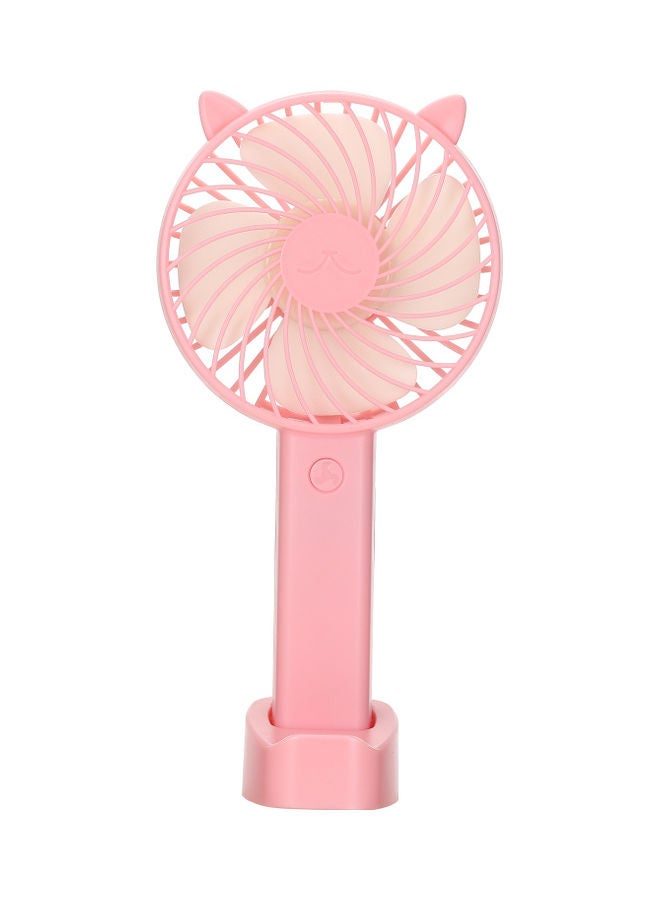 Mini Handheld Fan H39168P-2-LM Pink - Image 1