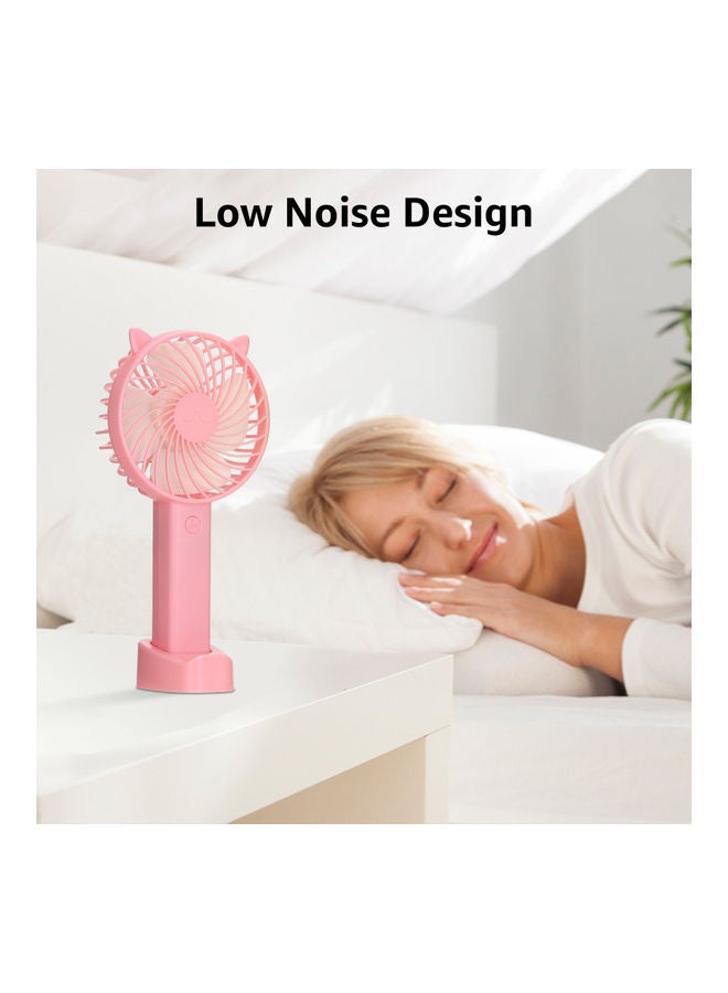 Mini Handheld Fan H39168P-2-LM Pink - Image 2