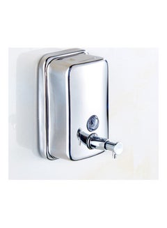 Stainless Steel Wall Mounted Manual Soap Dispenser Silver 800ml - v1627897539/N49685688A_5