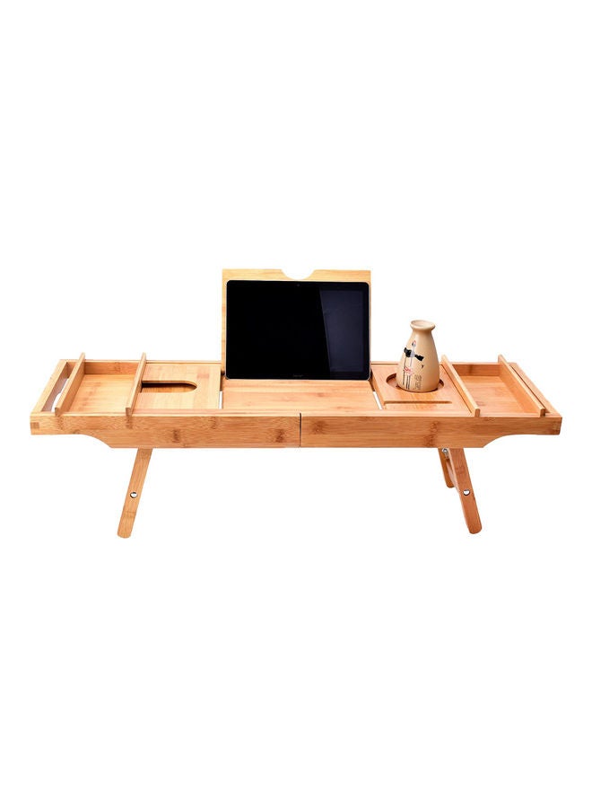 Bathtub Caddy Tray Brown 76 x 5.50 x 24cm - Image 1