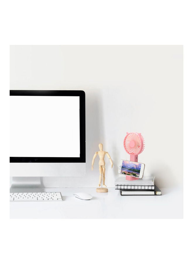 Mini Handheld Fan H39168P-1-LM Pink - Image 3