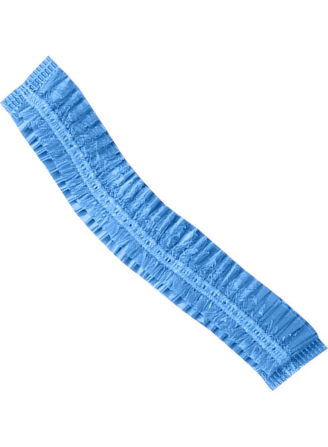 10-Piece Disposable Single-Use Waterproof Bath Cap Blue 41cm - Image 2