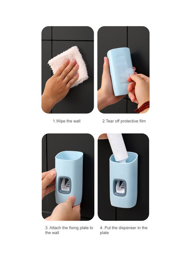 Automatic Toothpaste Dispenser Blue 28 x 12 x 17cm  - Image 3