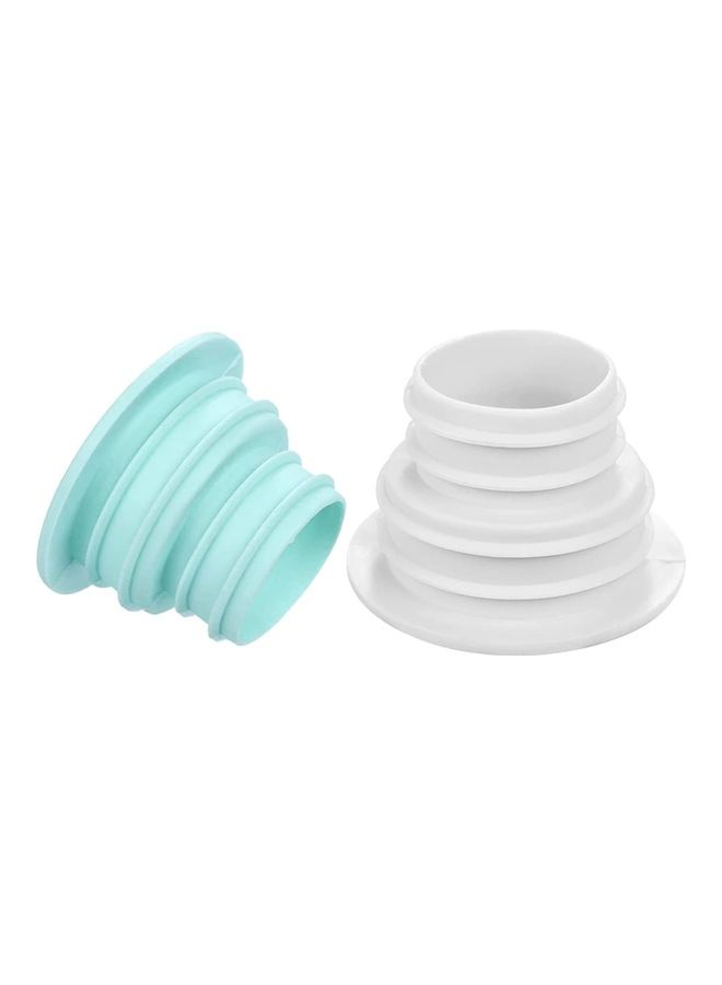 AIWANTO 4-Piece Drain Pipe Seal Ring for Bathroom Multicolour  - Image 2