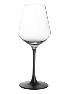 Villeroy & Boch 4-Piece Manufacture Rock Red Wine Glass Set Clear/Black  - Image 2