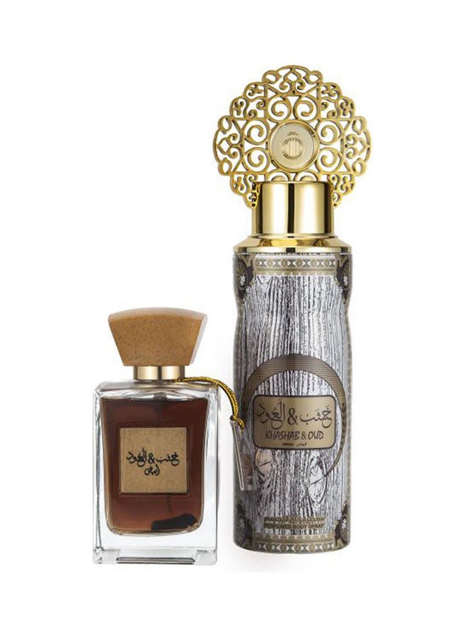 أرابيا مجموعة هدايا عطر خشب العود الابيض للجنسين 200ملليلتر