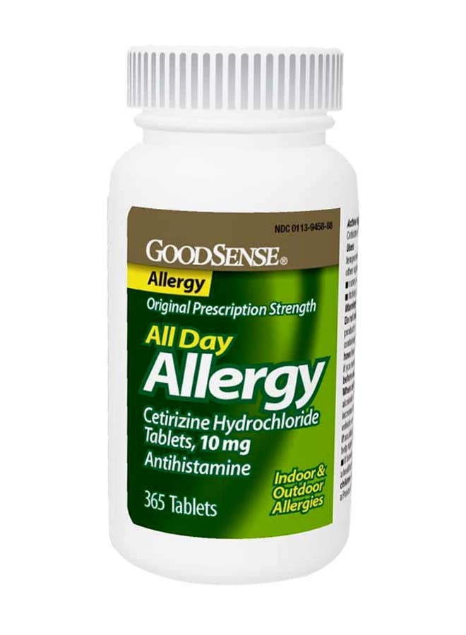 GOODSENSE - All Day Allergy 10 Mg Antihistamine Cetirizine Hydrochloride Tablets - Image 1