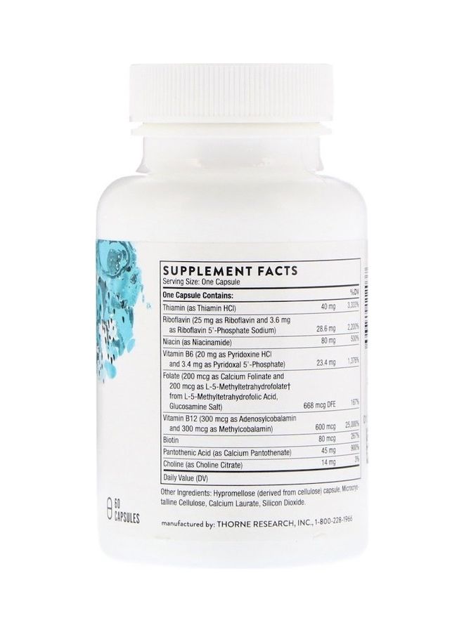 Thorne Research B-Complex #12 Capsules - Image 2
