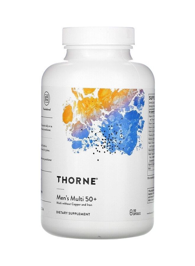Thorne Research Men's Multi 50+  Comprehensive Daily Multi-Vitamin - Image 1