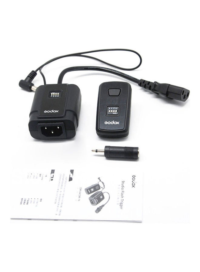 Godox Channel Studio Flash Trigger Wireless Remote Transmitter and Receiver Black - Image 1