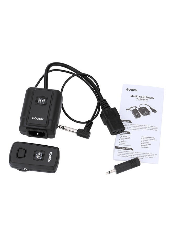 Godox Channel Studio Flash Trigger Wireless Remote Transmitter and Receiver Black - Image 5