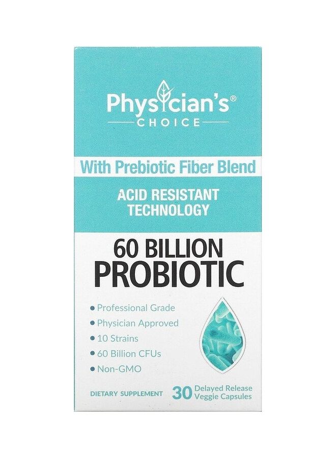 60 Billion Probiotic Veg Capsules