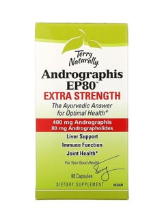 Terry Naturally Andrographis EP80 Extra Strength Capsules  - Image 1