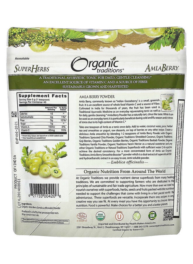 Organic Traditions Amla Berry Powder - Image 2