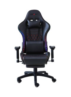 Blitzed RGB Gaming Chair With Retractable Footrest And Lumbar Pillow Black  - Image 1