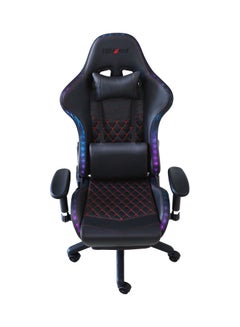 Blitzed RGB Gaming Chair With Retractable Footrest And Lumbar Pillow Black  - Image 5