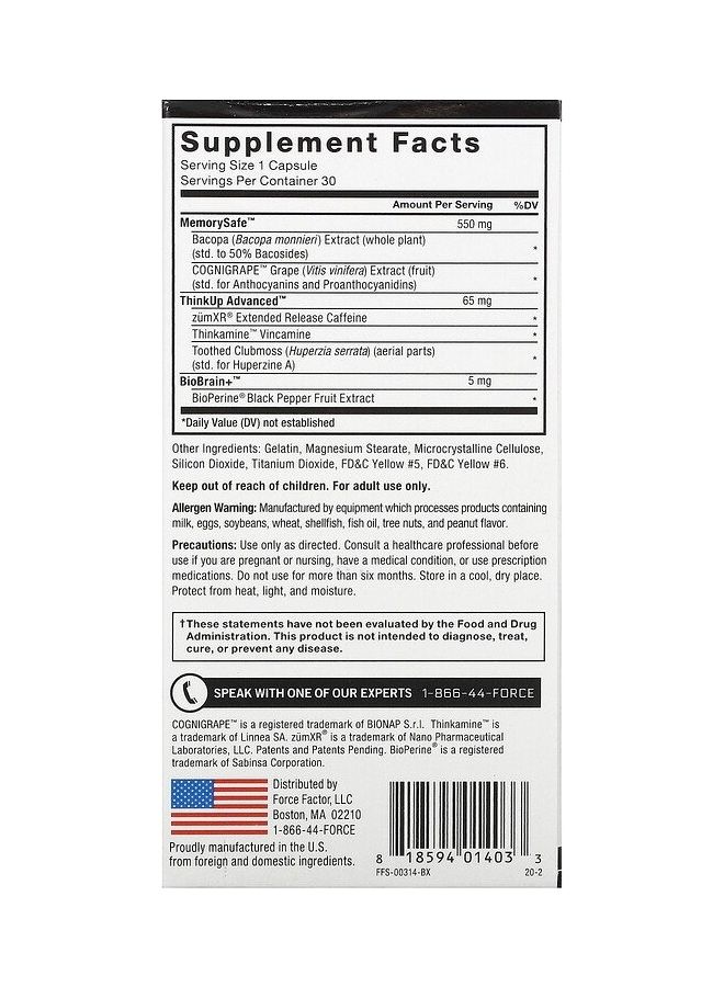 Force Factor Forebrain Capsules  - Image 2