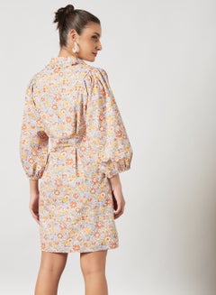 Y.A.S Floral Shirt Dress Multicolour  - Image 3