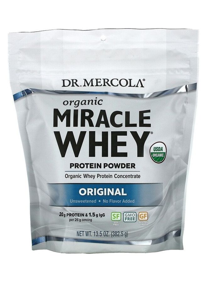 دكتور ميركولا Organic Miracle Whey Protein Powder Original - Image 1