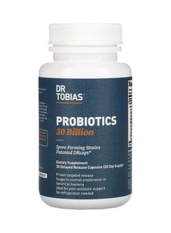 Dr. Tobias Probiotics, 30 Billion - 30 Delayed Release Capsules  - Image 1