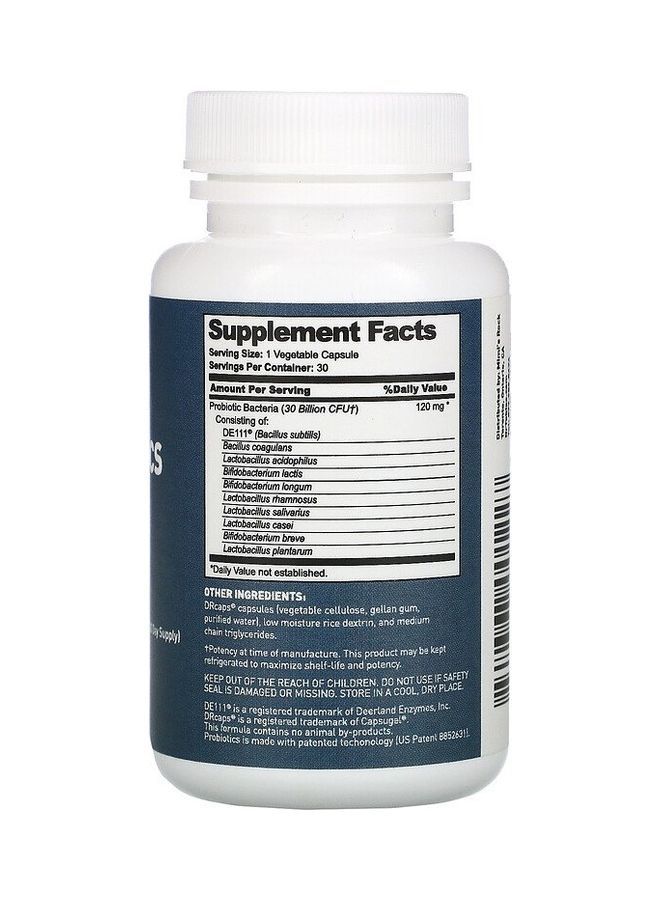 Dr. Tobias Probiotics, 30 Billion - 30 Delayed Release Capsules - Image 2