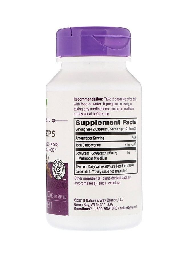 ناتشور واي Cordyceps 1000 Mg - Image 2