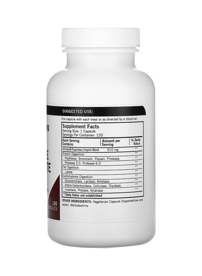 Kirkman Labs Enzyme Complete With DPP IV Capsules  - Image 2